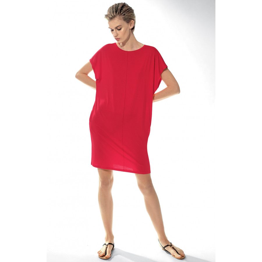 Chemise de nuit / robe d'intérieur ample, manches courtes amples et évasées. Coemi-lingerie Chemise de nuit / robe d'intérieur ample, manches courtes amples et évasées. Coemi-lingerie
