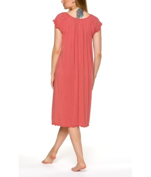 Camisón largo rosa corte amplio espalda