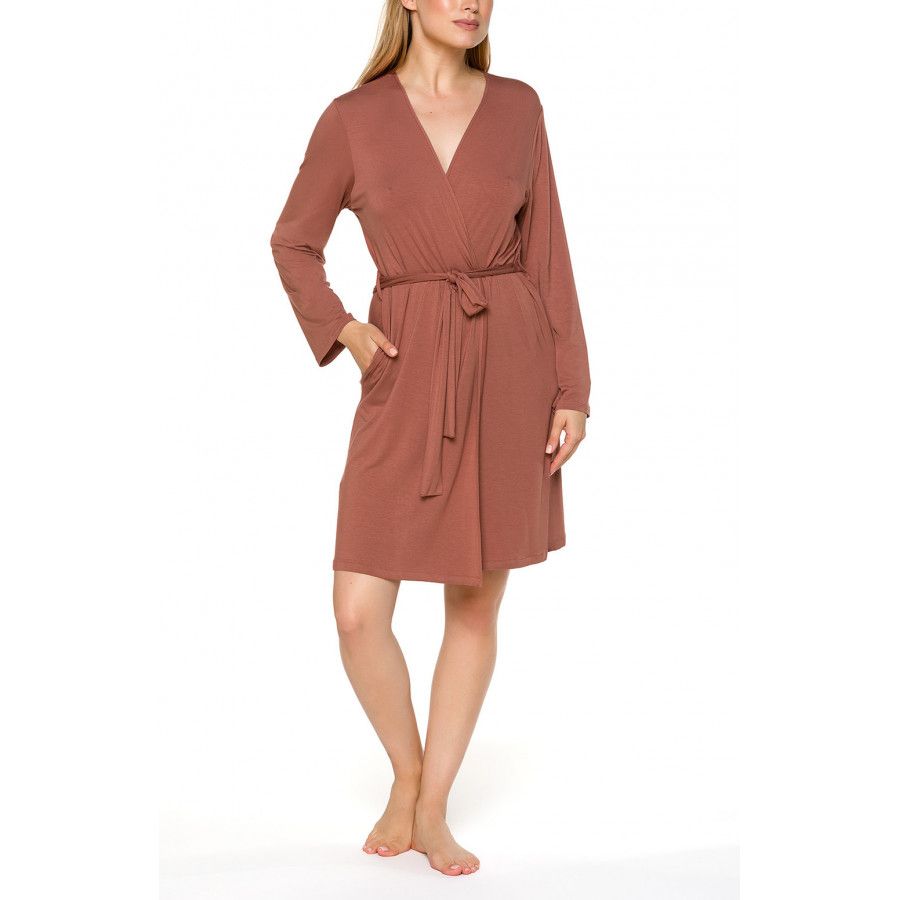 Déshabillé classique court ajusté manches longues. Différents coloris - Coemi-lingerie Déshabillé classique court ajusté manches longues. Différents coloris - Coemi-lingerie