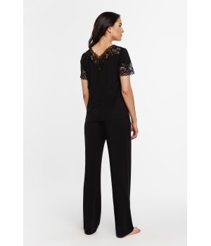 Set de descanso negro talla XS