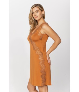 Gorgeous, sleeveless micromodal and lace negligee