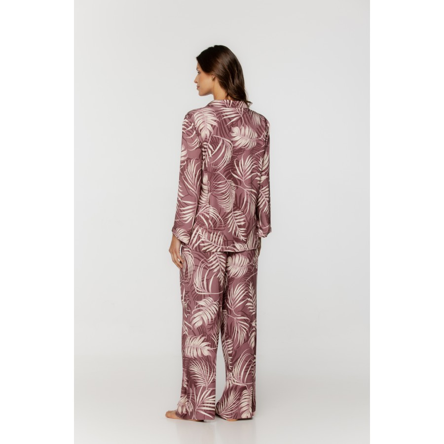 Sublime ensemble pyjama à manches longues et poches dans le pantalon