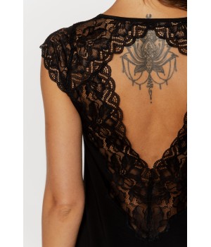 Magnifique nuisette avec dentelle et ouverture dans le dos Nuisettes - www.coemi-lingerie.com 