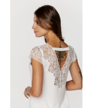 Ensemble de pyjama à manches courtes et dentelle Pyjamas - www.coemi-lingerie.com 