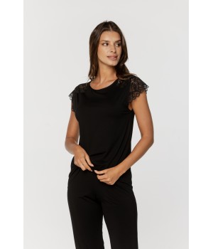 Short-sleeved lace pyjama set 8 - www.coemi-lingerie.com 
