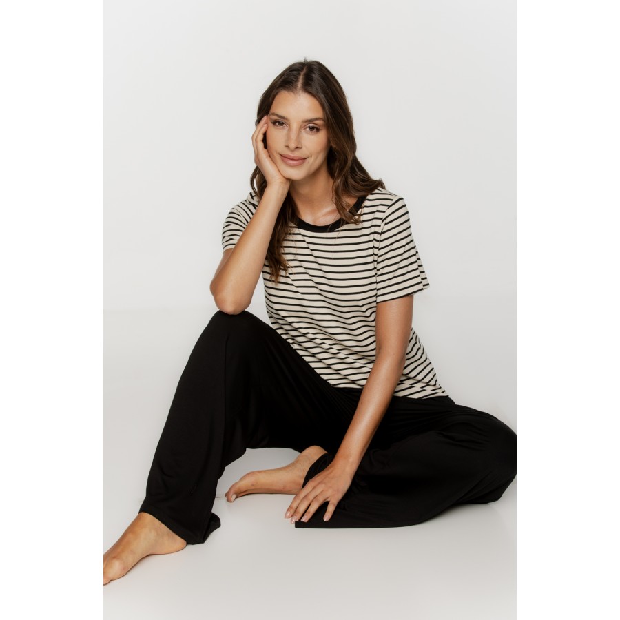 Pajama set with T-shirt and pants 6 - www.coemi-lingerie.com 