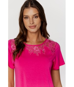 Wunderschöner Kurzarm-Pyjama mit Stickerei 4 - www.coemi-lingerie.com 