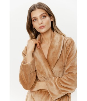 Seitentasche im Detail – Maxi-Bademantel 100% Polyester Coemi
