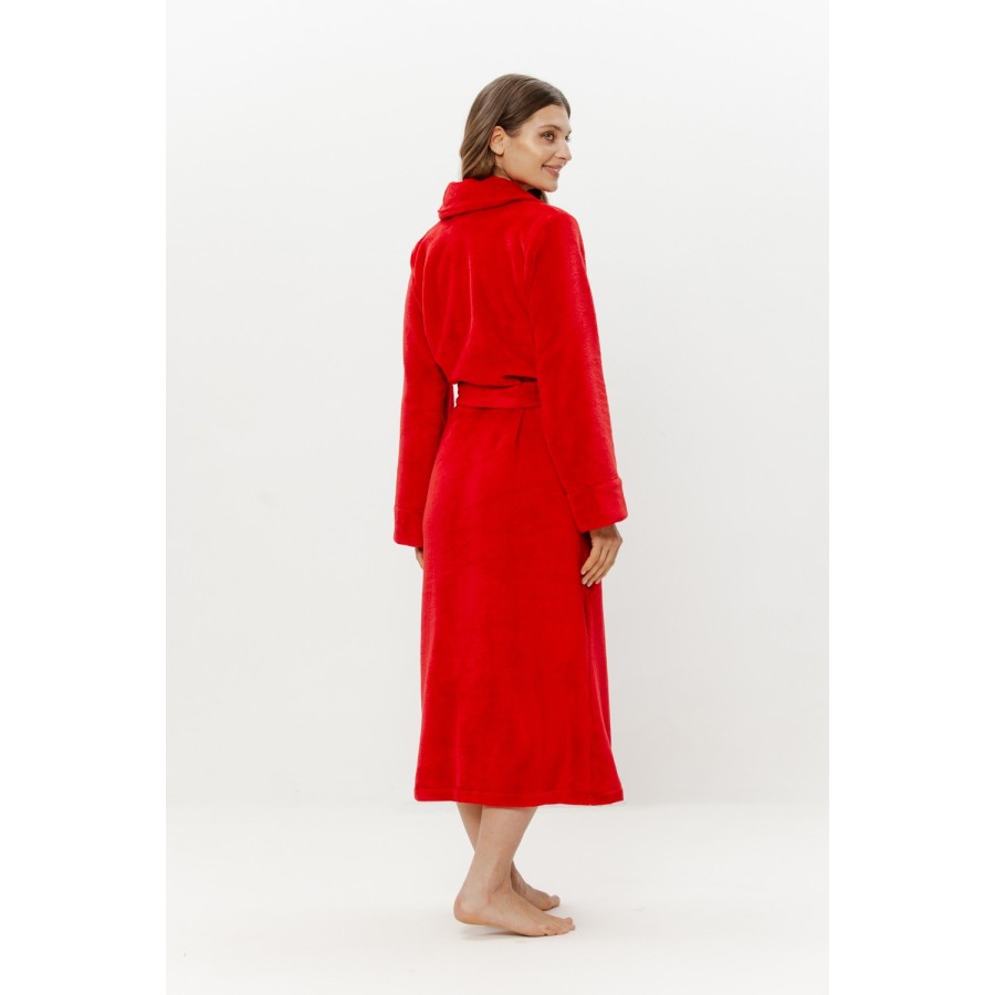 Gürtelschlaufe und Kordel Detail – Coemi Maxi-Bademantel