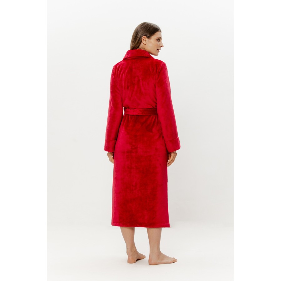 Wadenlanger Fall von hinten – Bademantel Coemi