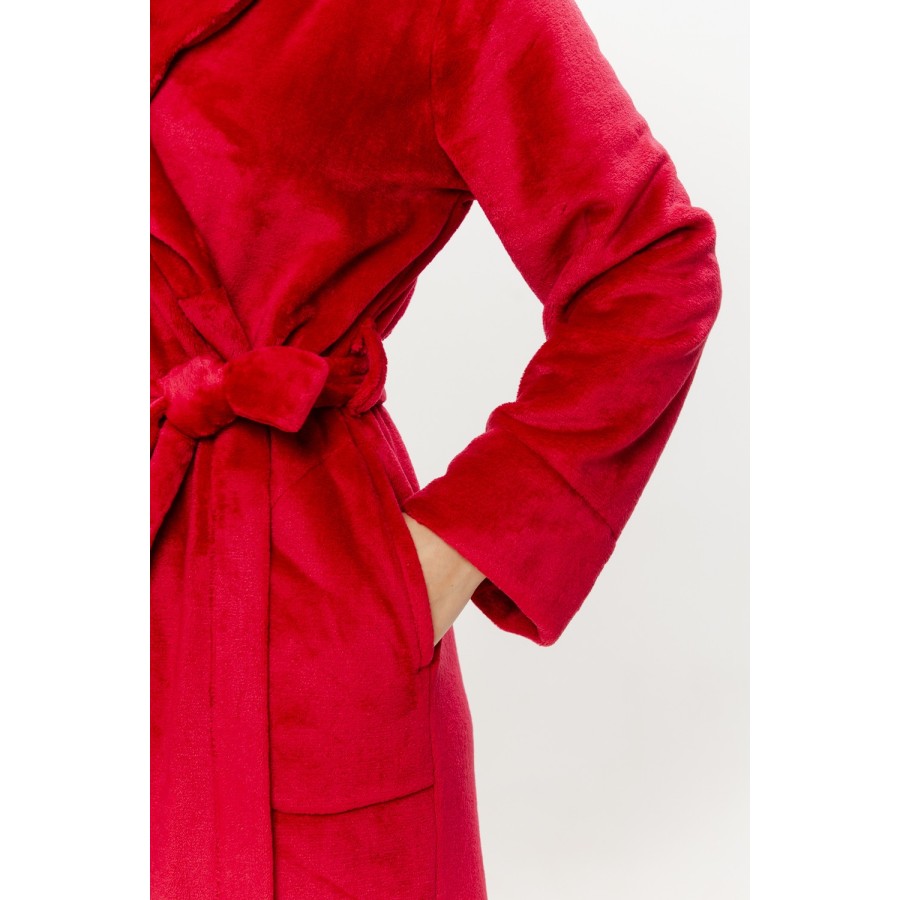 Offen fallende Frontpartie – Maxi-Bademantel Coemi