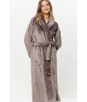Calf-length robe hemline 127 cm on 175 cm model size S